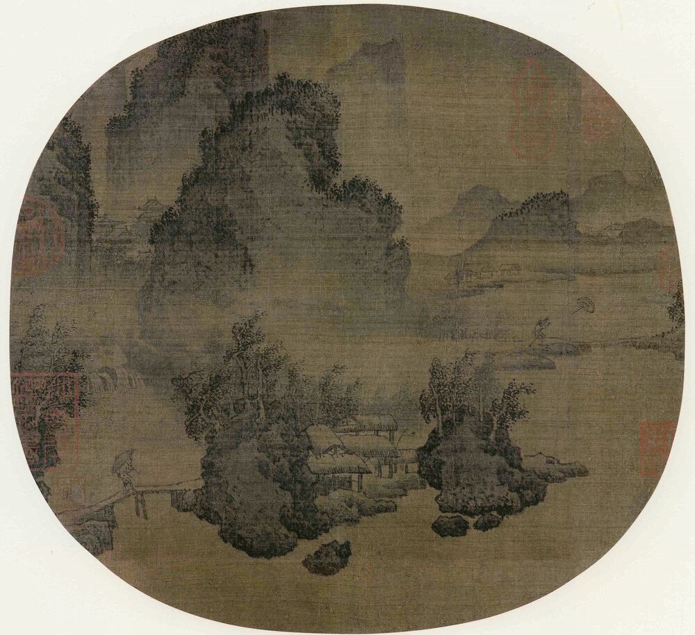 溪山风雨图预览图