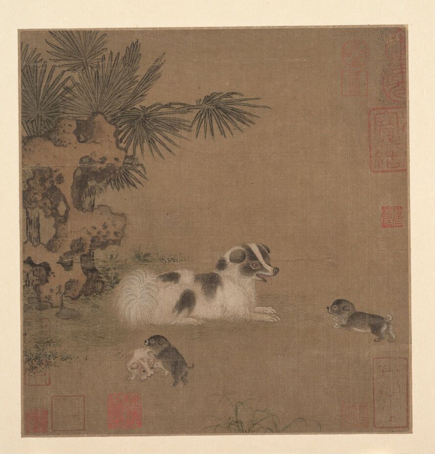 母子犬图预览图