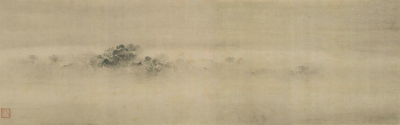 潇湘八景-烟寺晚钟图预览图