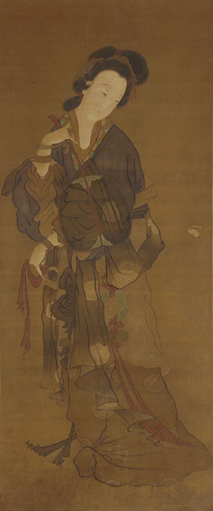 仕女扑蝶图缩略图