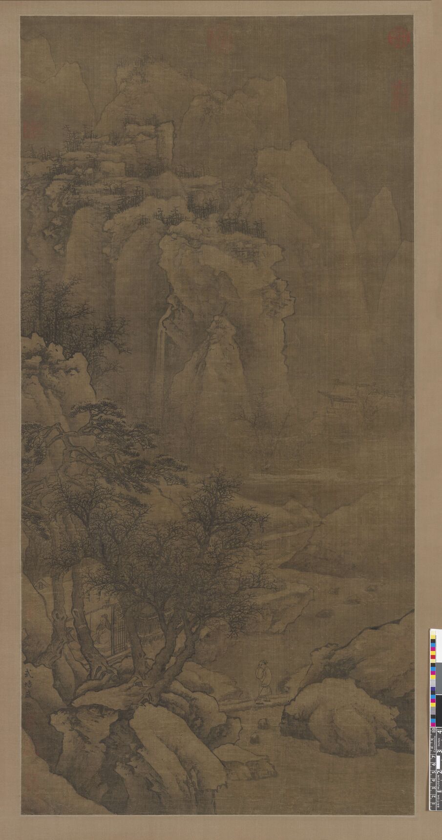 雪景山水图缩略图