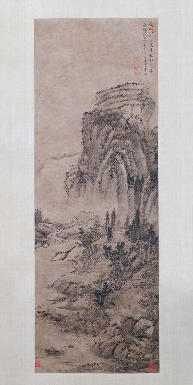 为吴宽作山水图缩略图