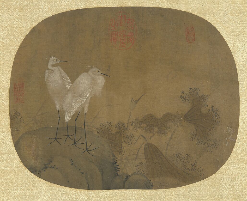 莲鹭图预览图