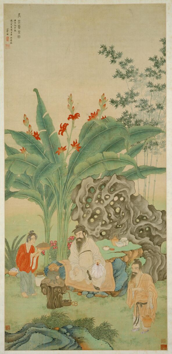 玉川煮茶图预览图