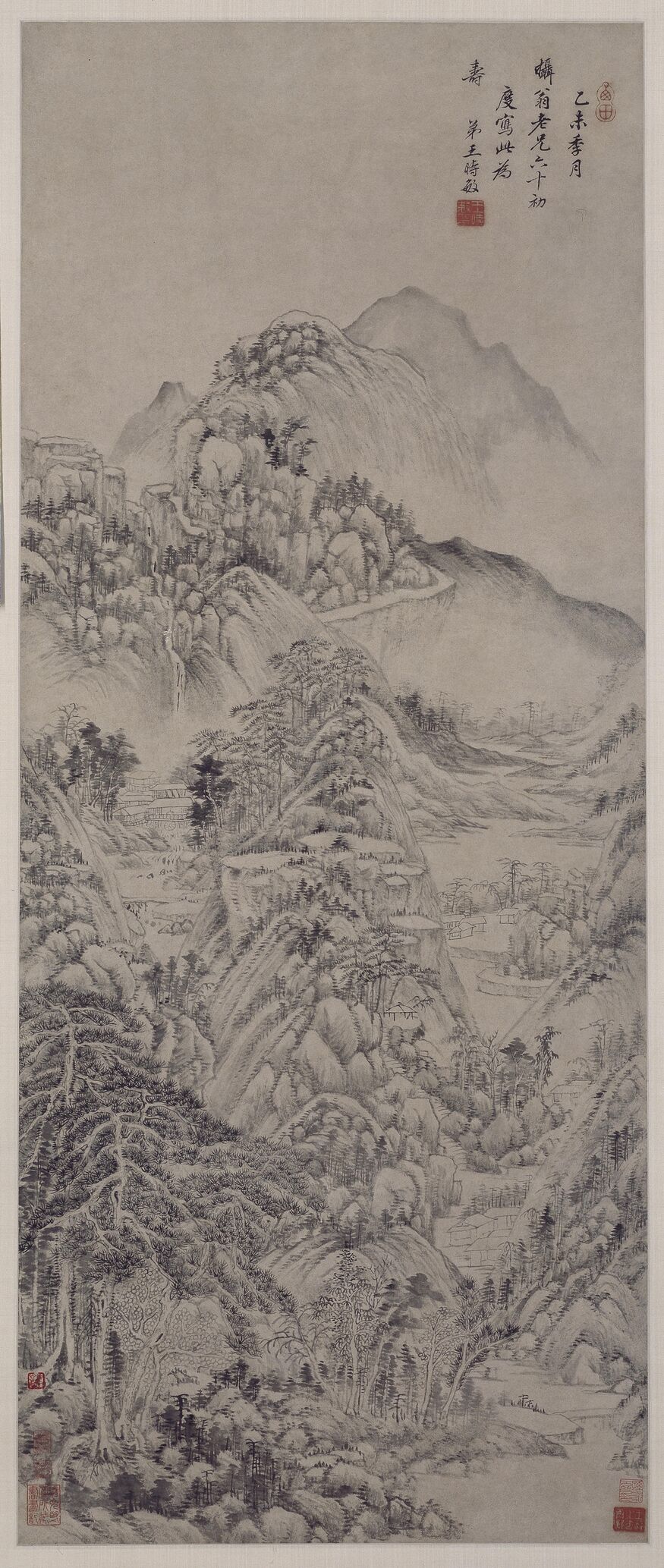 山水图（乙未季月）预览图