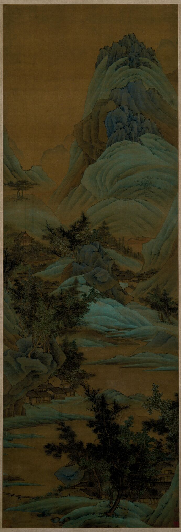 青绿山水图预览图