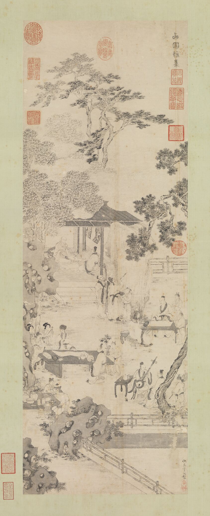 西园雅集图预览图