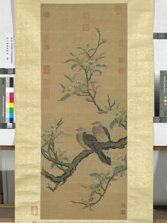 缂丝花鸟轴预览图