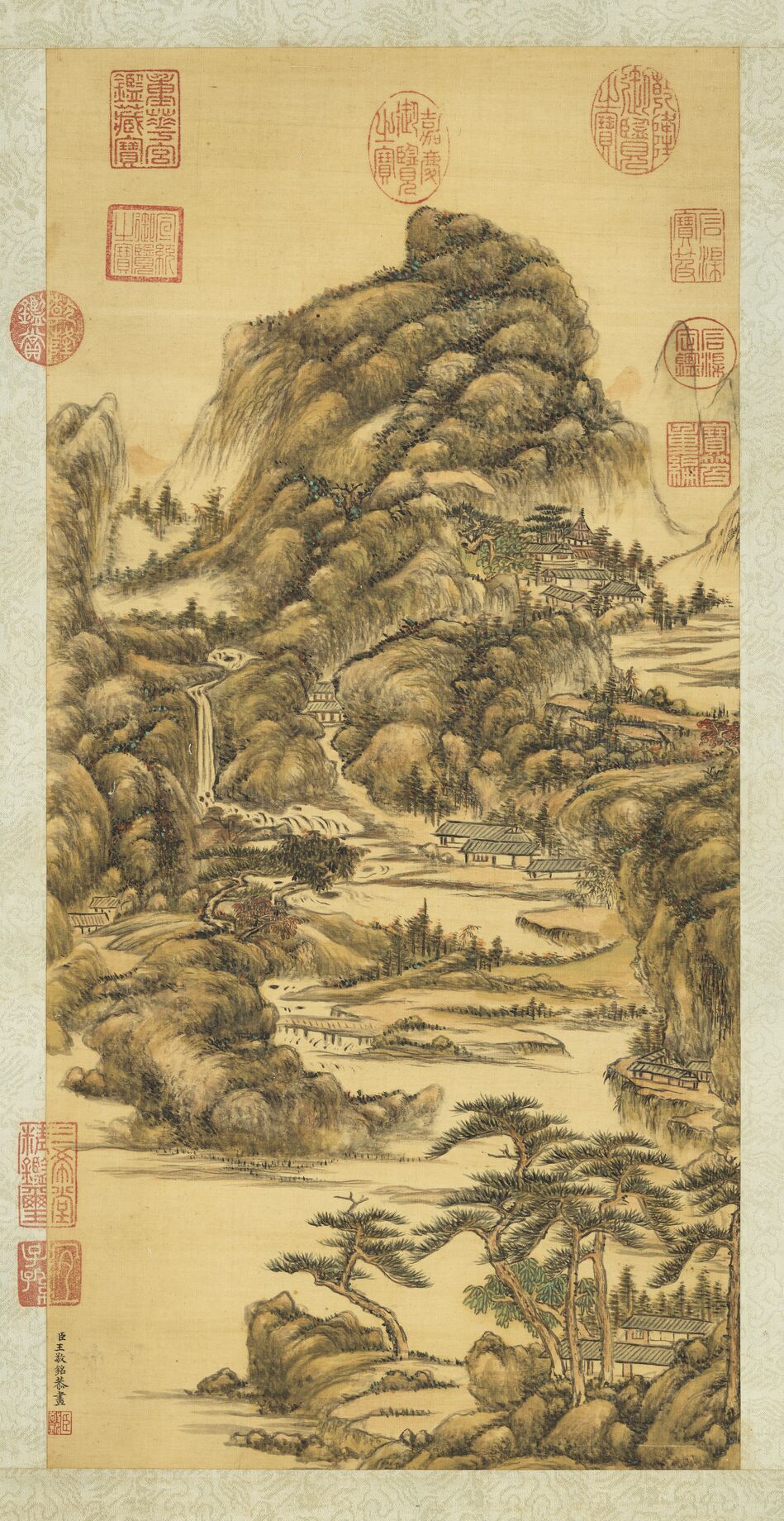 山水轴缩略图