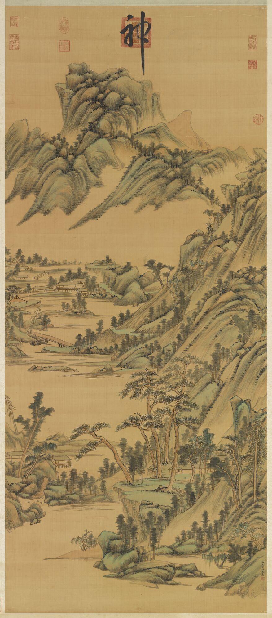 山水轴缩略图