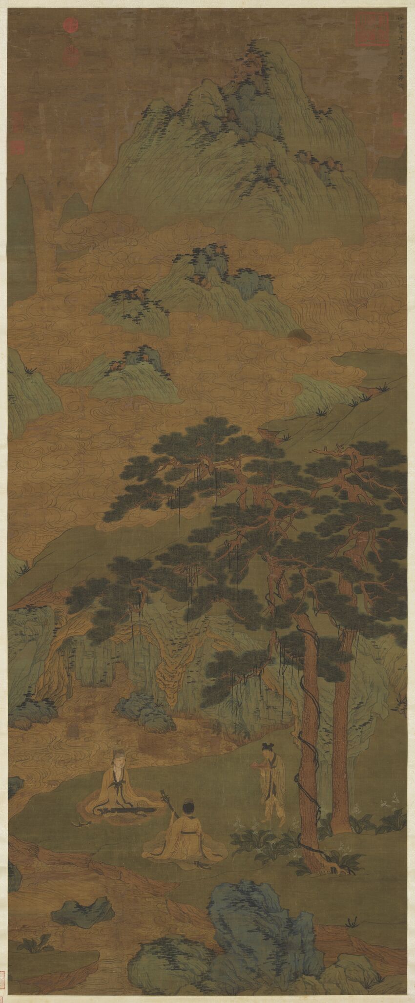 松阴高士图预览图