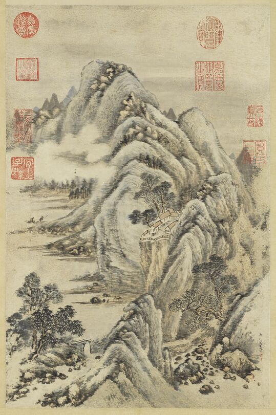 山水轴缩略图