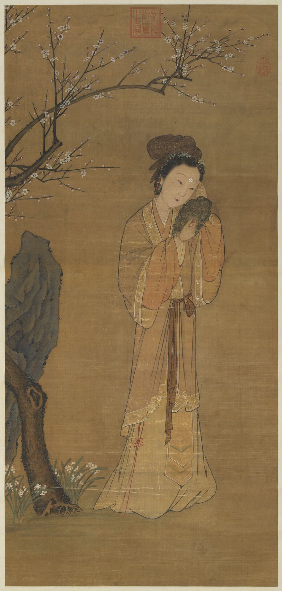 梅花仕女图预览图
