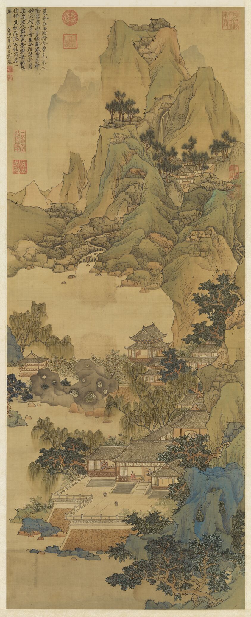 春山台榭轴缩略图