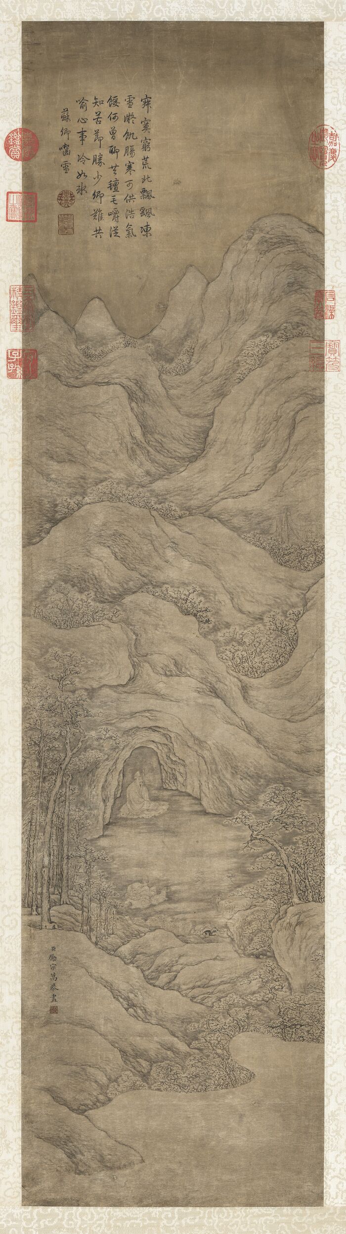 雪景人物即事御题图缩略图