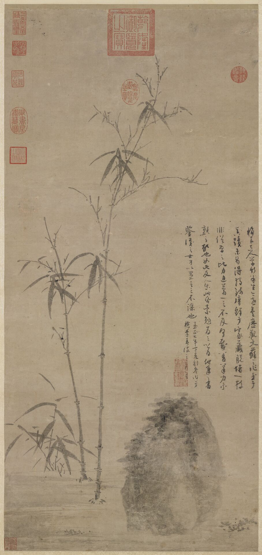 竹石图预览图