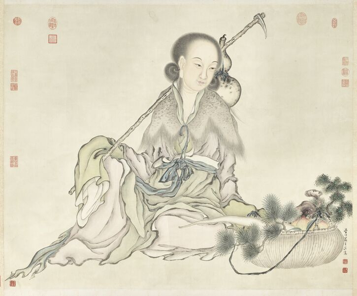 采芝仙图预览图