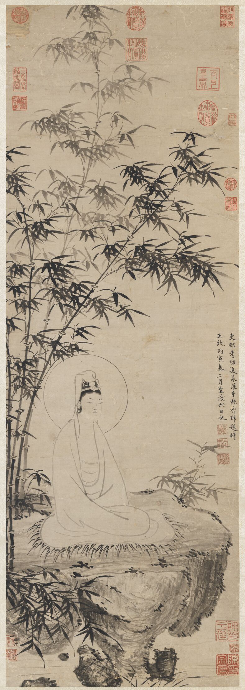 竹林大士轴预览图