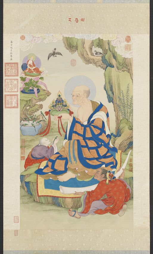 第十喇呼拉尊者轴预览图