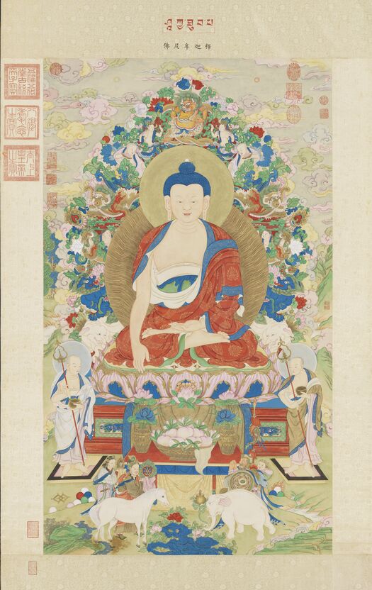 释迦牟尼佛轴预览图