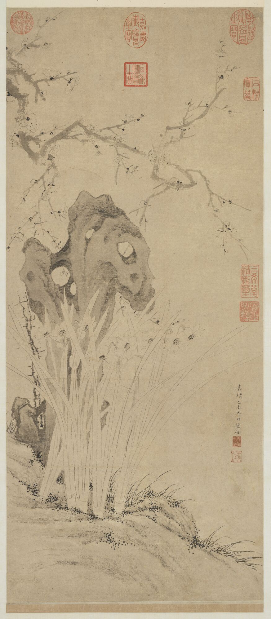 梅花水仙图缩略图