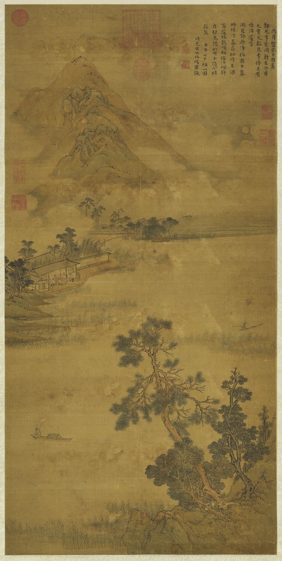 清吟消夏图预览图