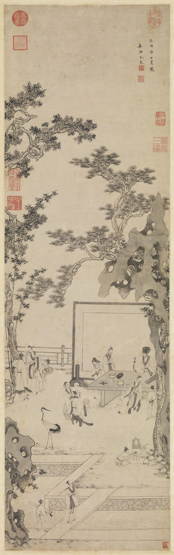 松阴博古图预览图