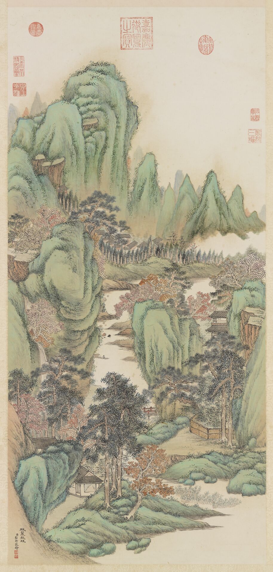 林麓秋晴图预览图