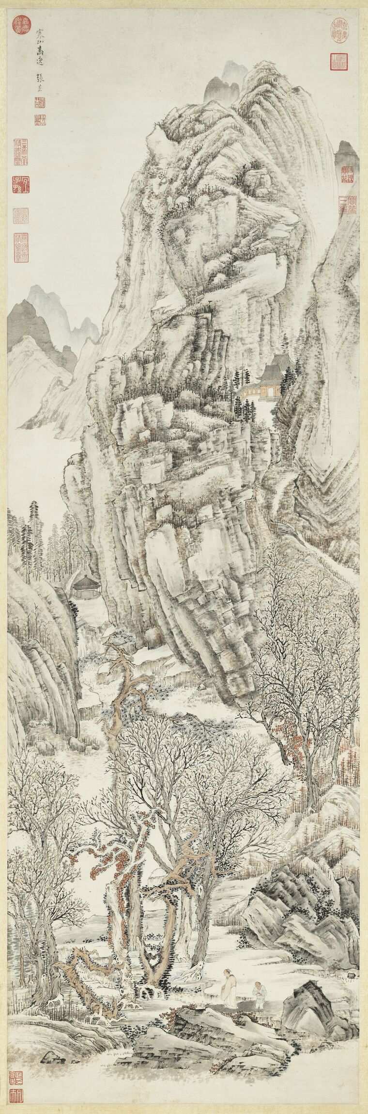 寒山高逸图预览图