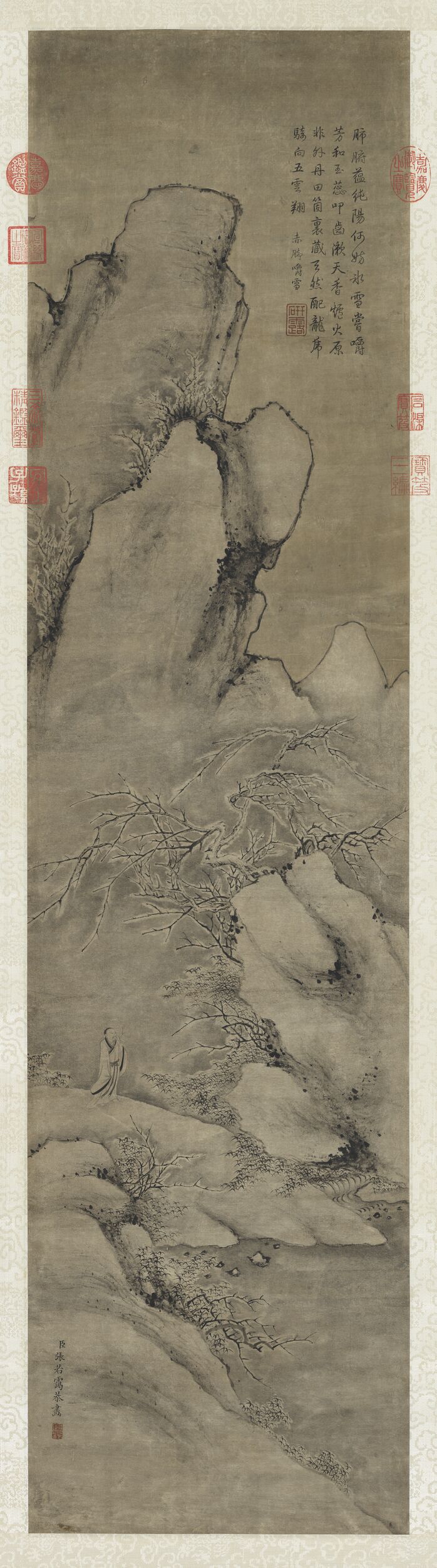雪景人物事迹轴缩略图