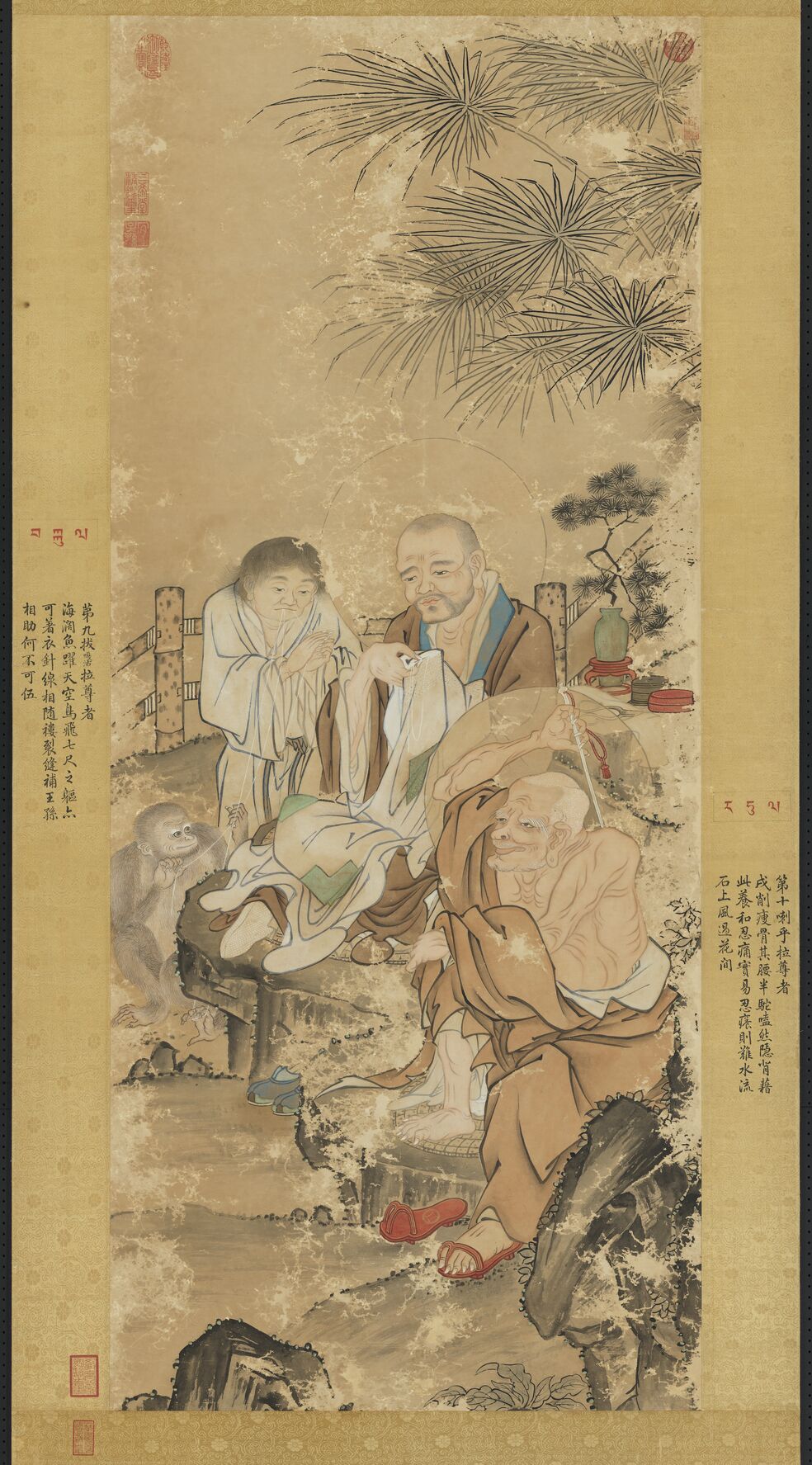 仿贯休画罗汉轴预览图
