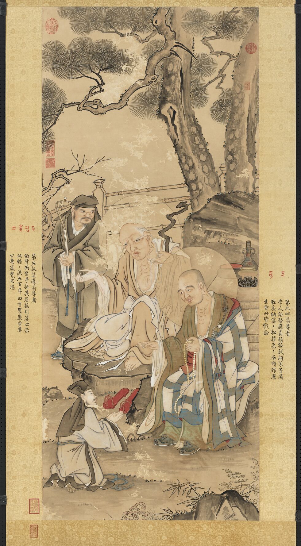 仿贯休画罗汉轴预览图