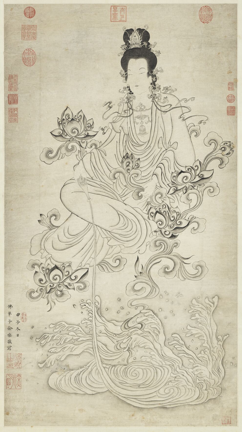 瓶莲大士轴预览图