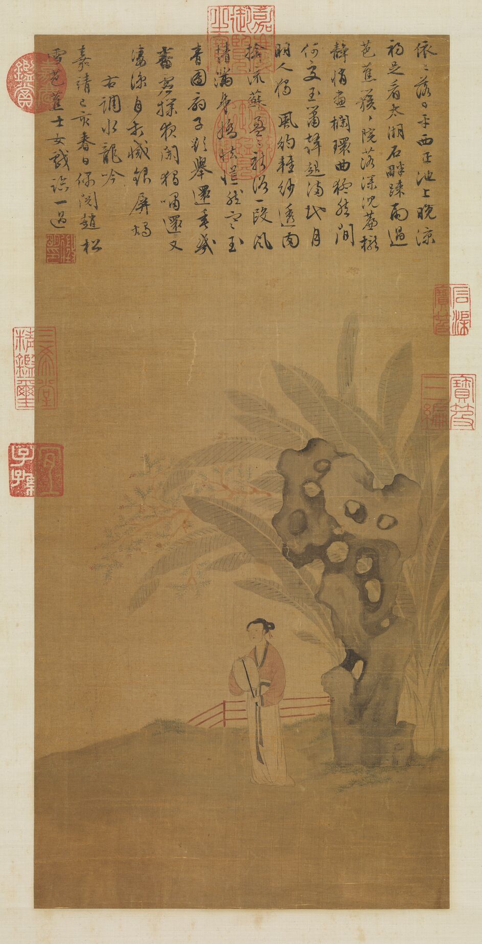 蕉阴仕女图预览图