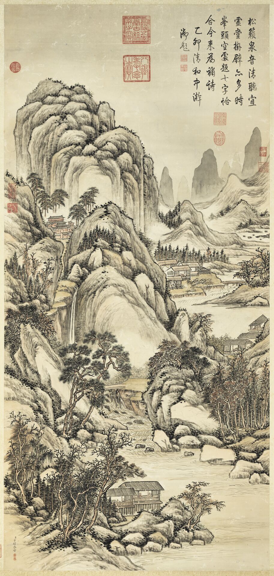 松阁听泉图轴缩略图