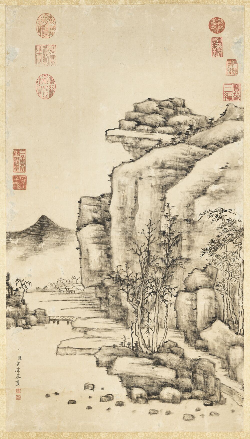 石壁秋林图缩略图