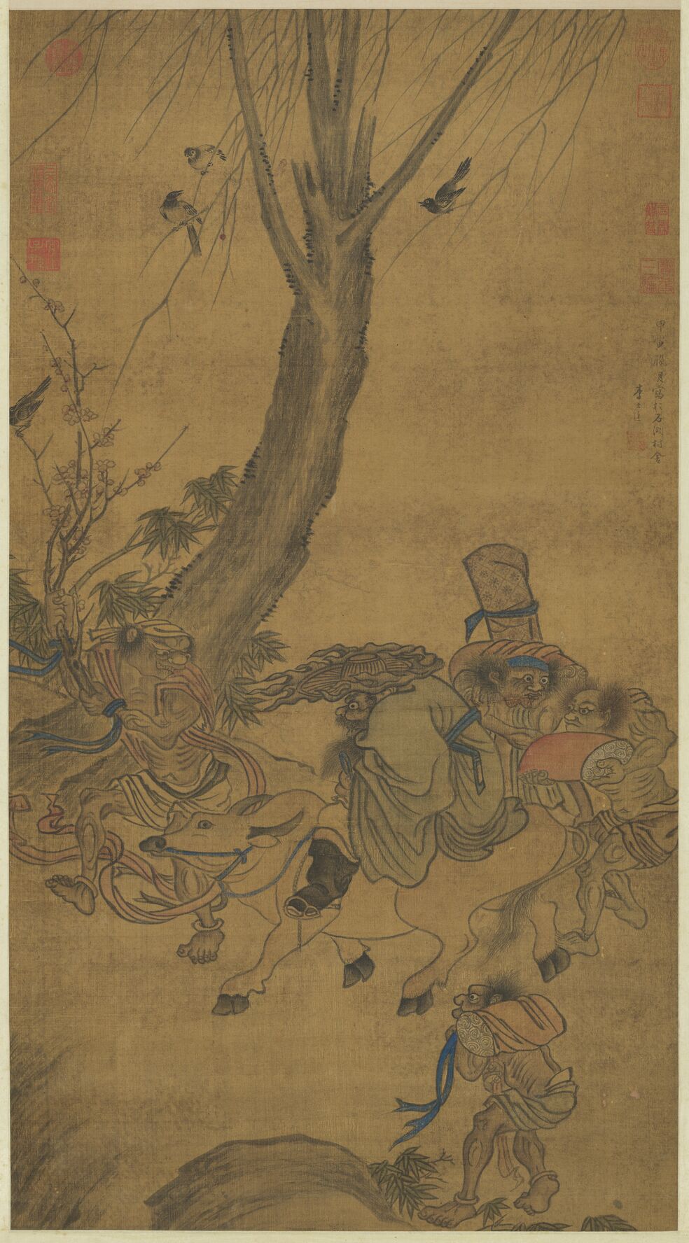 寒林锺馗图缩略图