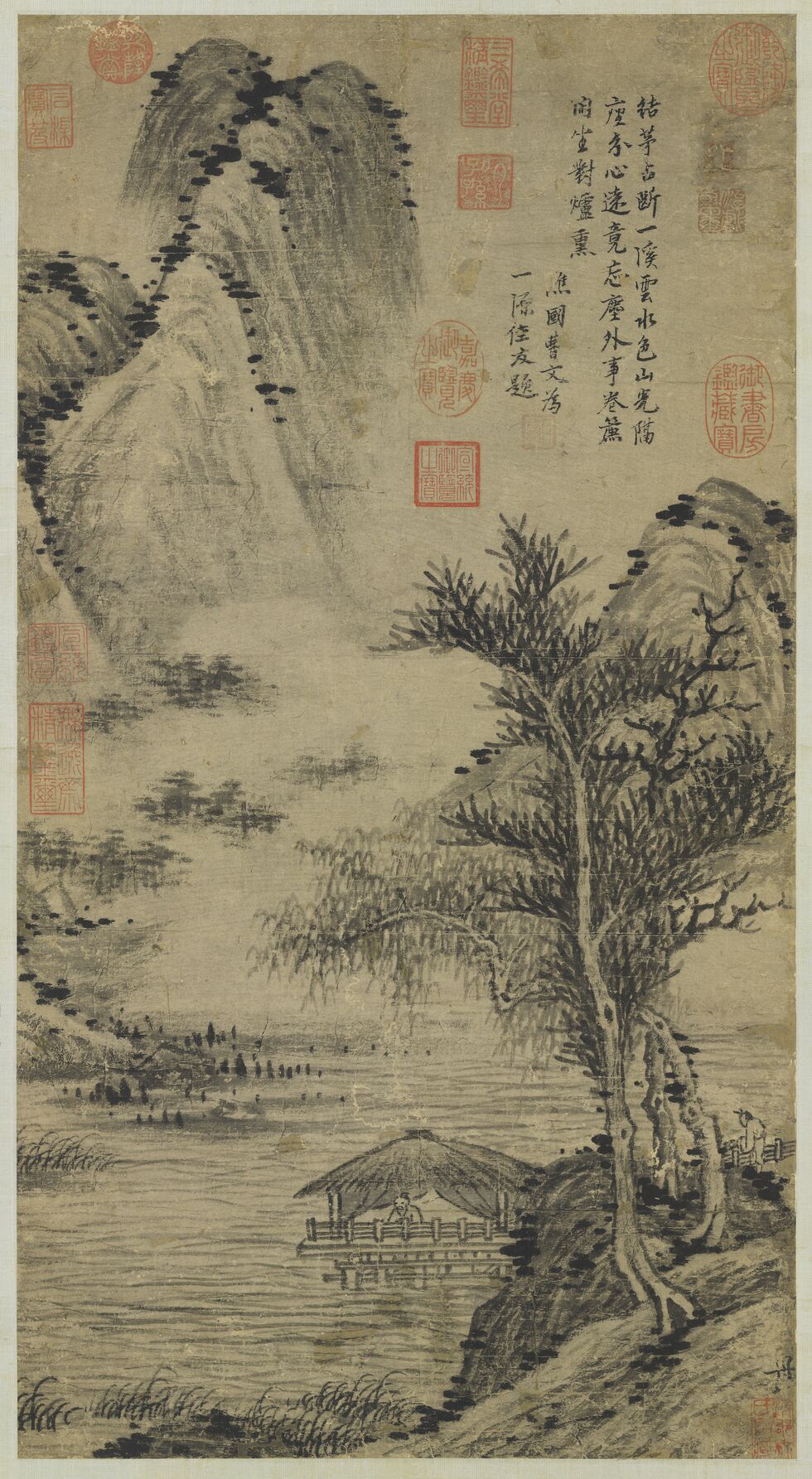 溪亭山色图缩略图