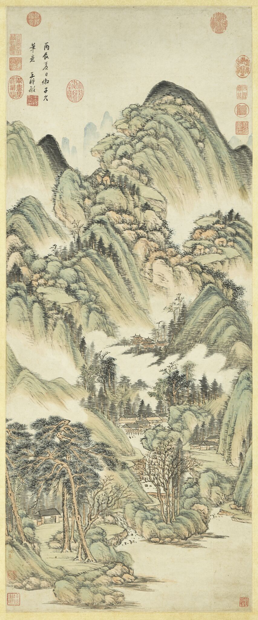 山水轴预览图