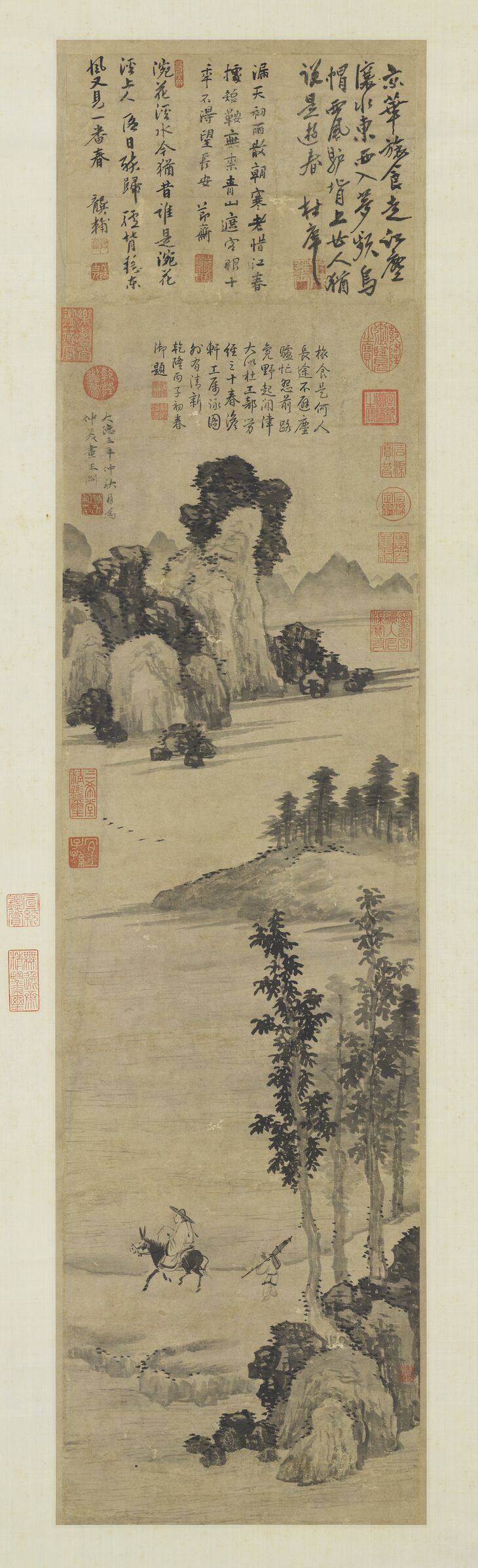 秋山行旅图预览图