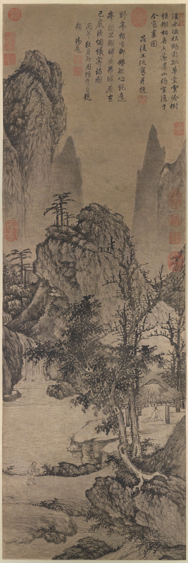 草堂云树图预览图
