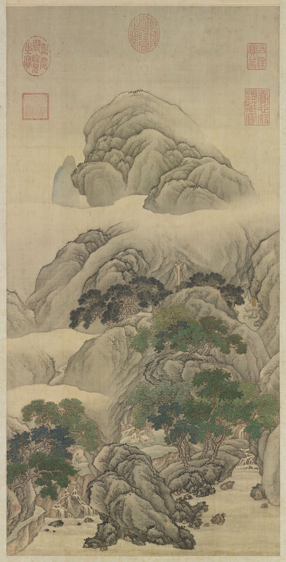 山水轴预览图