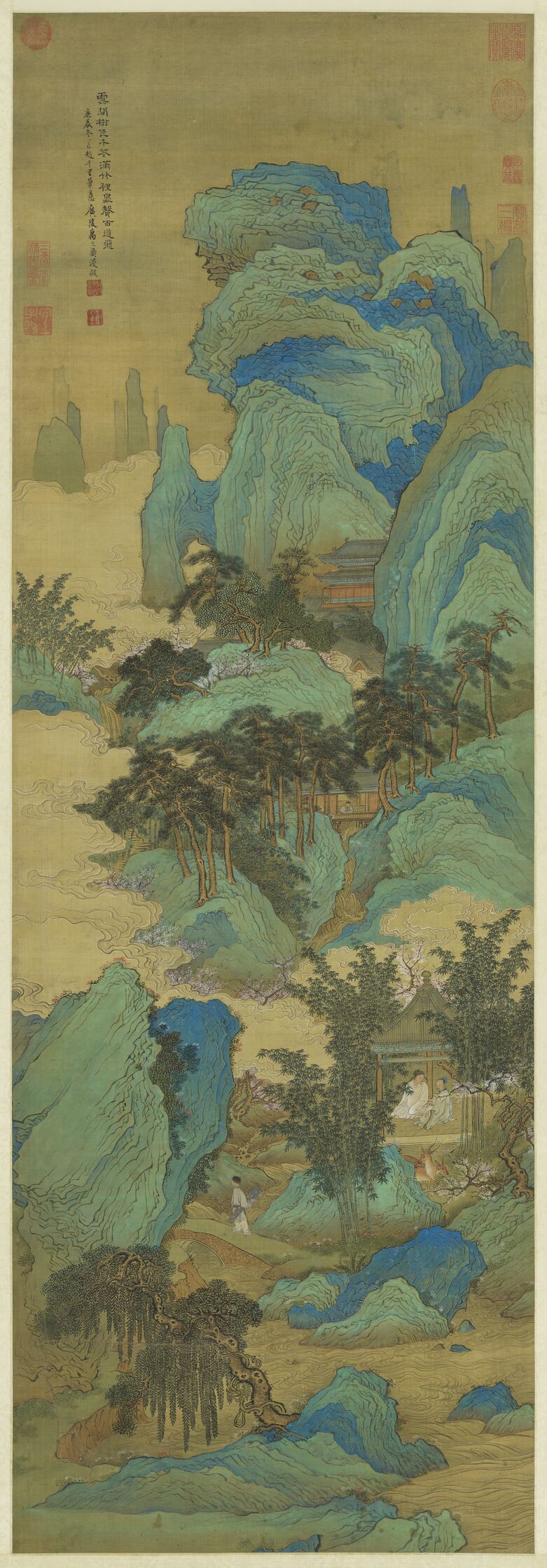 拟赵千里山水图预览图