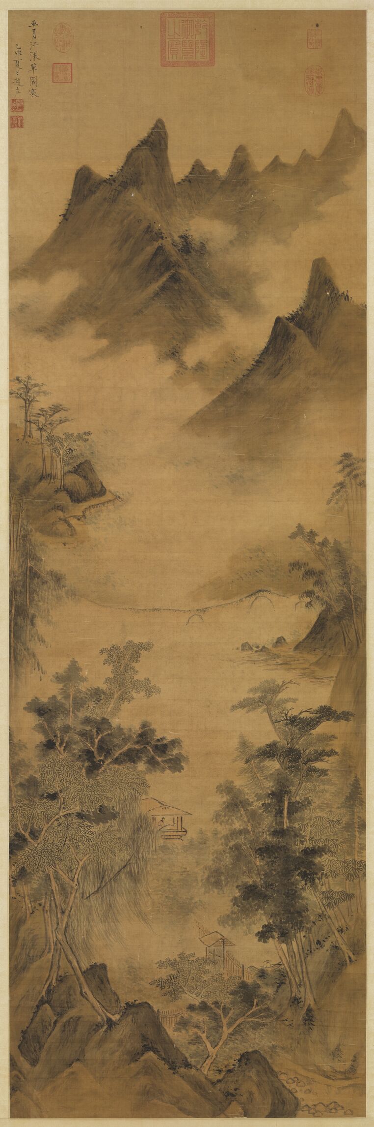 寒江草阁图预览图
