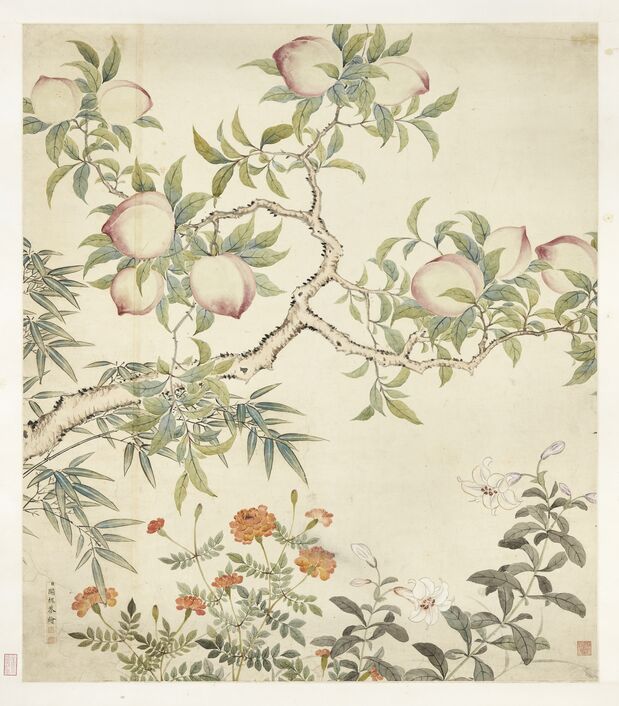 花卉图轴预览图