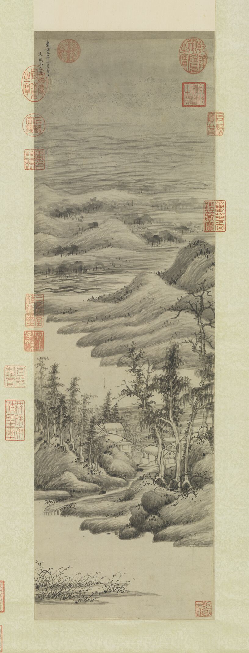 溪山新雨图预览图