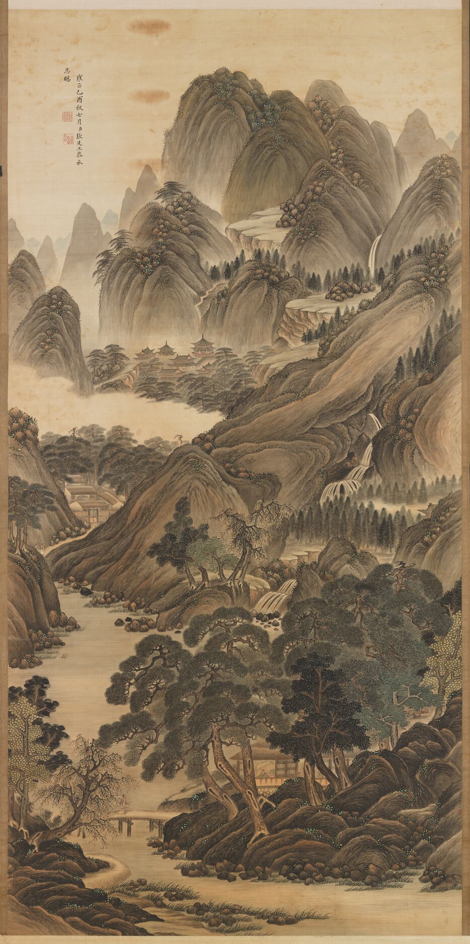 山水轴预览图