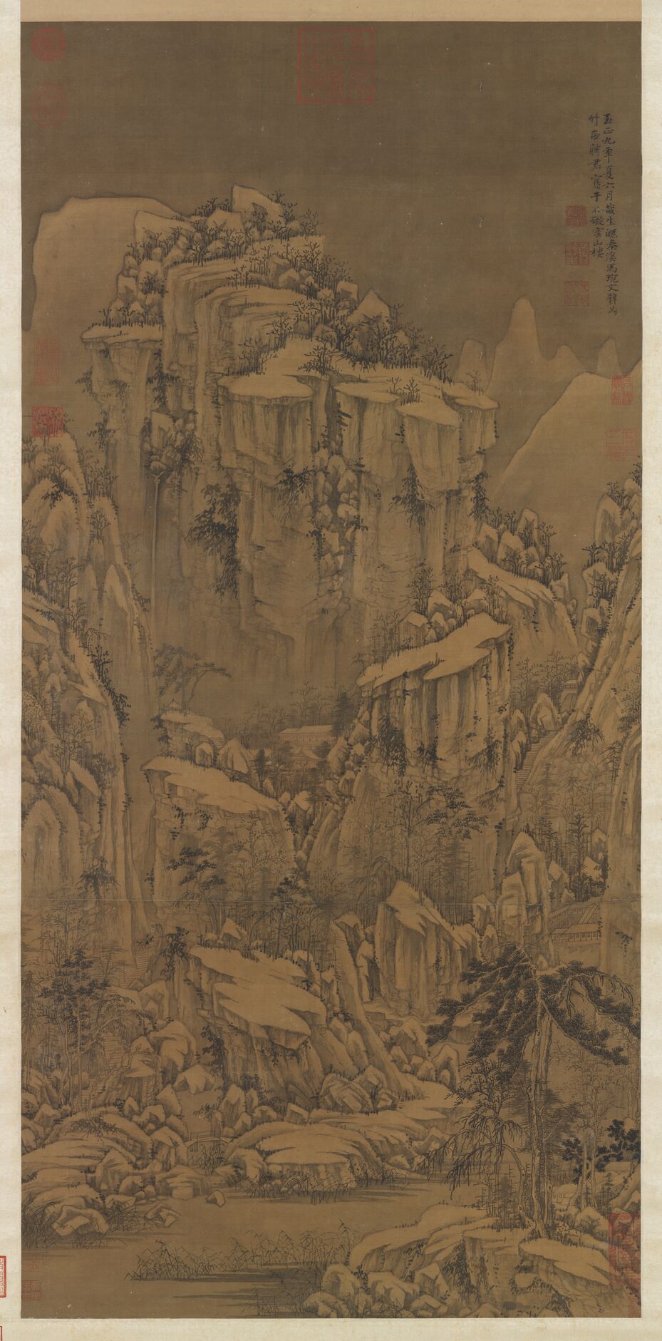 乔岫幽居轴预览图