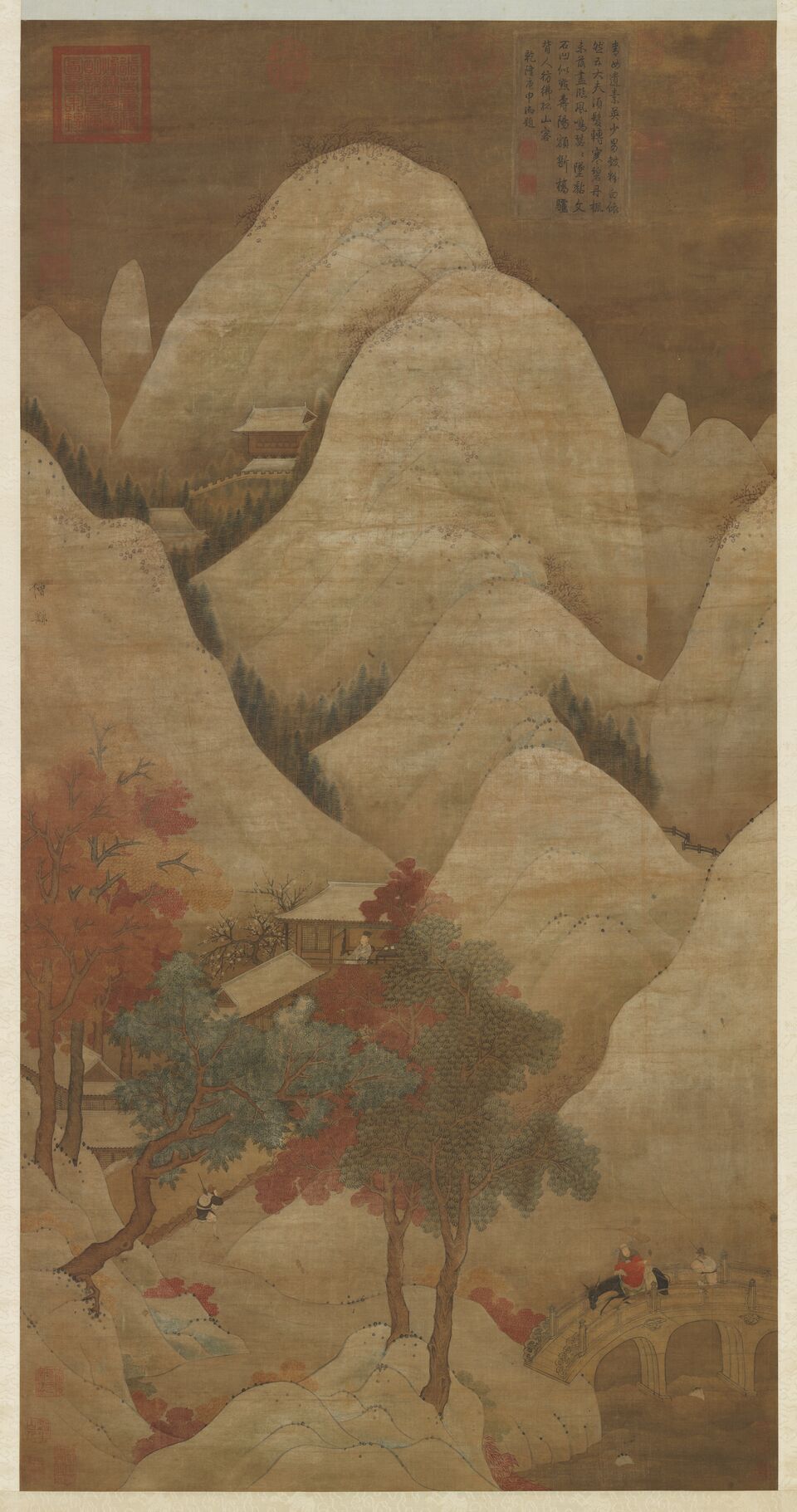 雪山红树图预览图