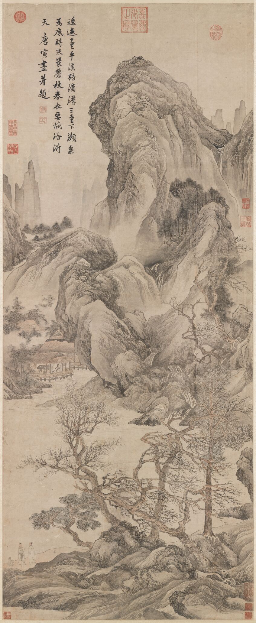 暮春林壑图预览图